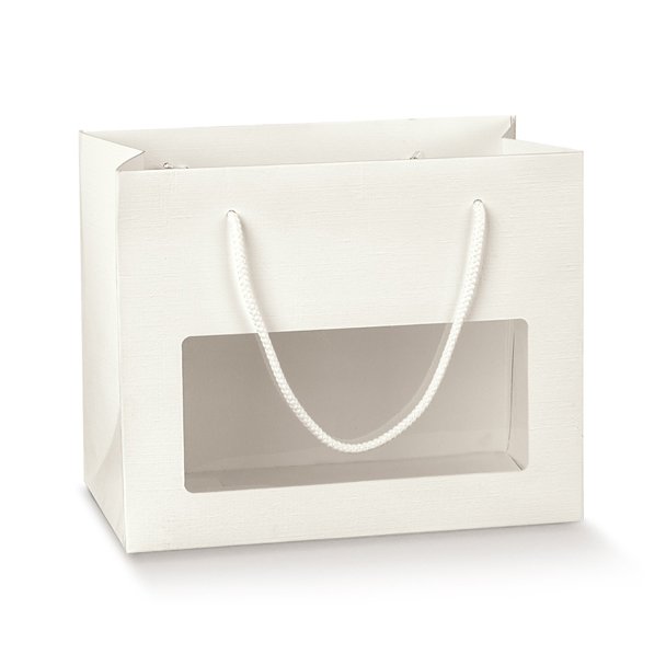 WHITE FIBER WINDOW  BAGS 195X95X170